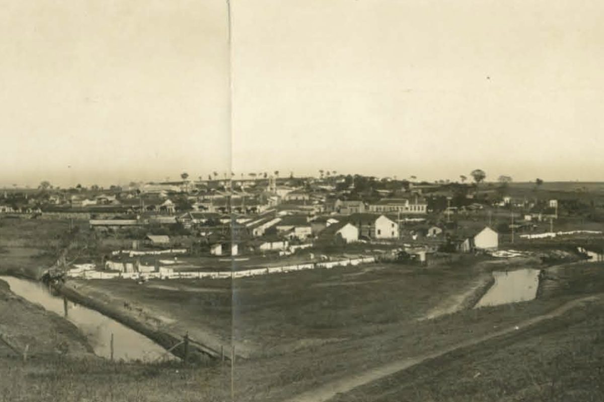 Imagem da Vila Americana em 1917
