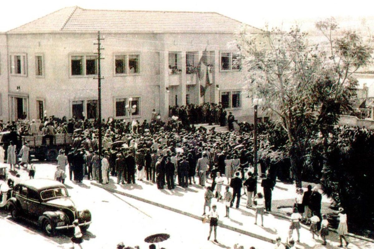 Prédio da Prefeitura de Americana em 1945