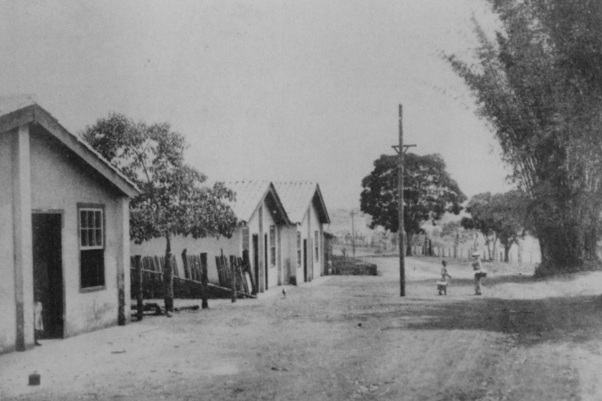 Casas de operários de Carioba na década de 1920